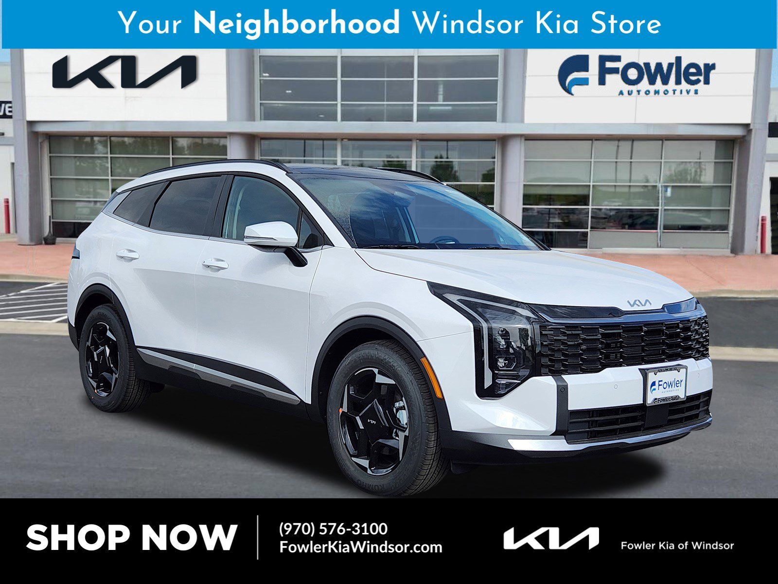 Glacial White Pearl 2026 Kia Sportage EX FWD SUV / Crossover Front-Wheel Drive 8-Speed Automatic