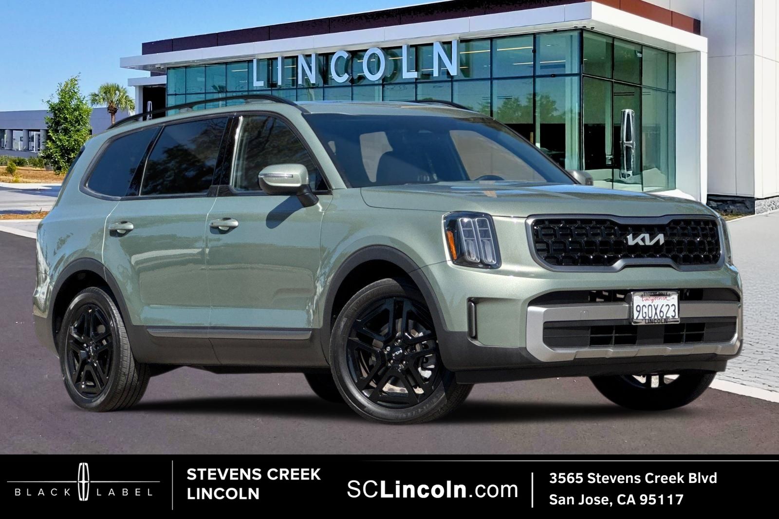 Jungle Green 2023 Kia Telluride EX X-Line AWD SUV / Crossover All-Wheel Drive 8-Speed Automatic