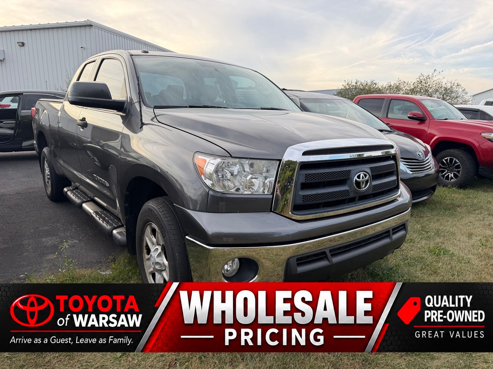 Magnetic Gray Metallic 2011 Toyota Tundra Pickup Truck Four-Wheel Drive 6-Speed Automatic