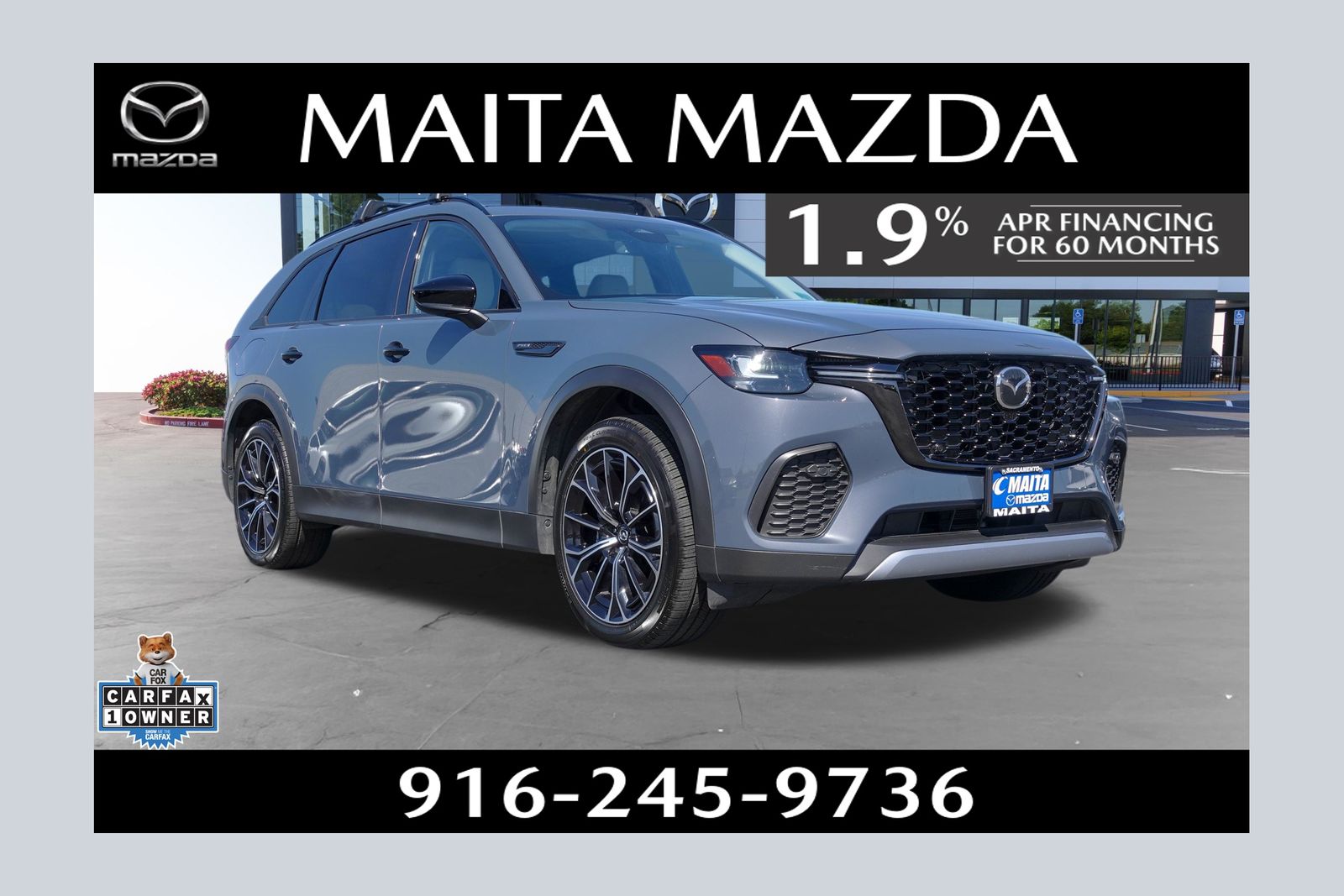 Polymetal Gray Metallic 2025 Mazda CX-70 PHEV Premium AWD SUV / Crossover All-Wheel Drive 8-Speed Automatic