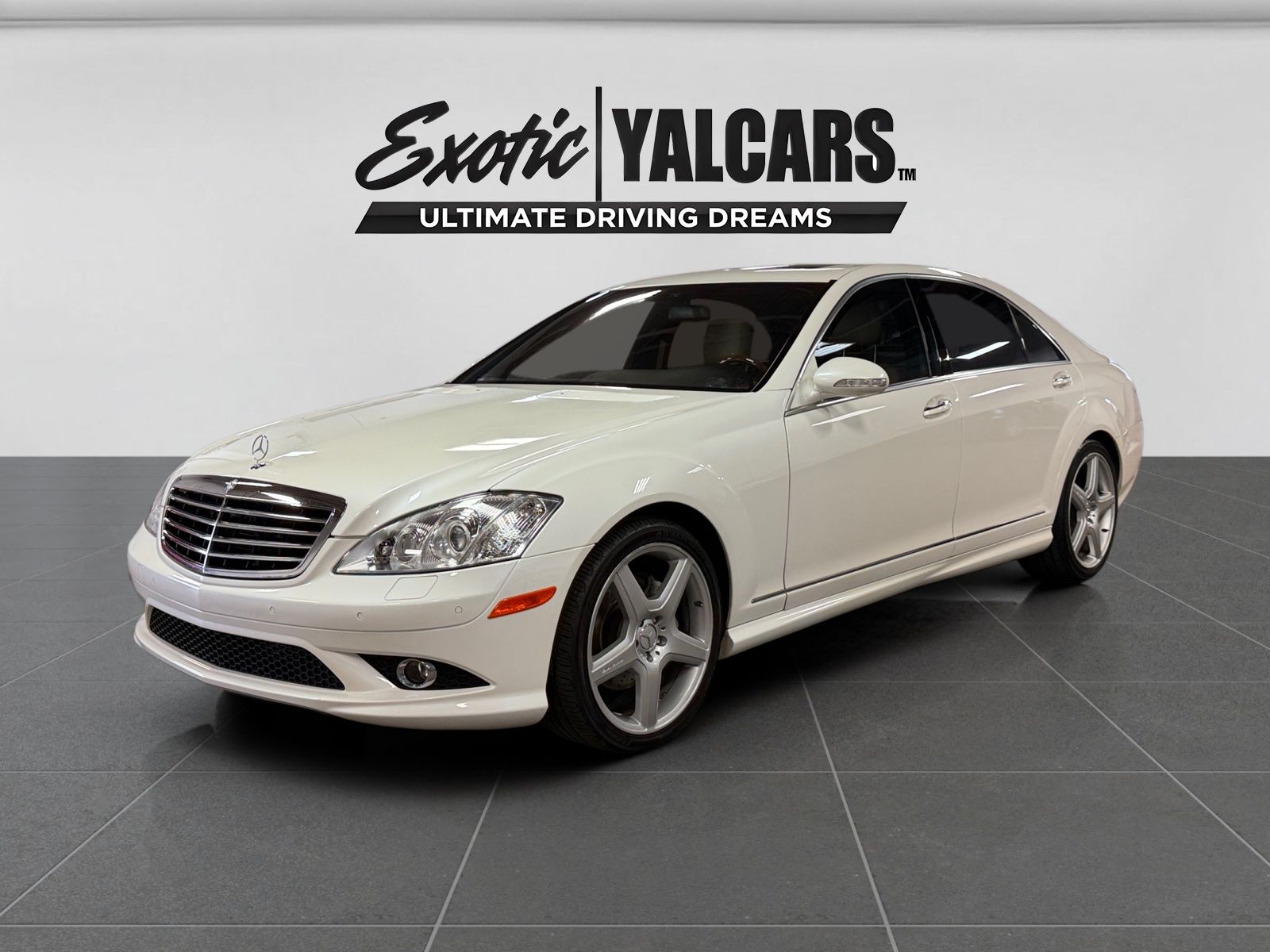 White 2009 Mercedes-Benz S-Class S 550 Sedan Rear-Wheel Drive 7-Speed Automatic