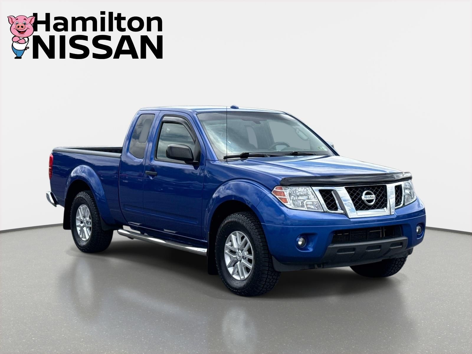 Blue Metallic 2014 Nissan Frontier SV V6 King Cab 4WD Pickup Truck Four-Wheel Drive 5-Speed Automatic Overdrive