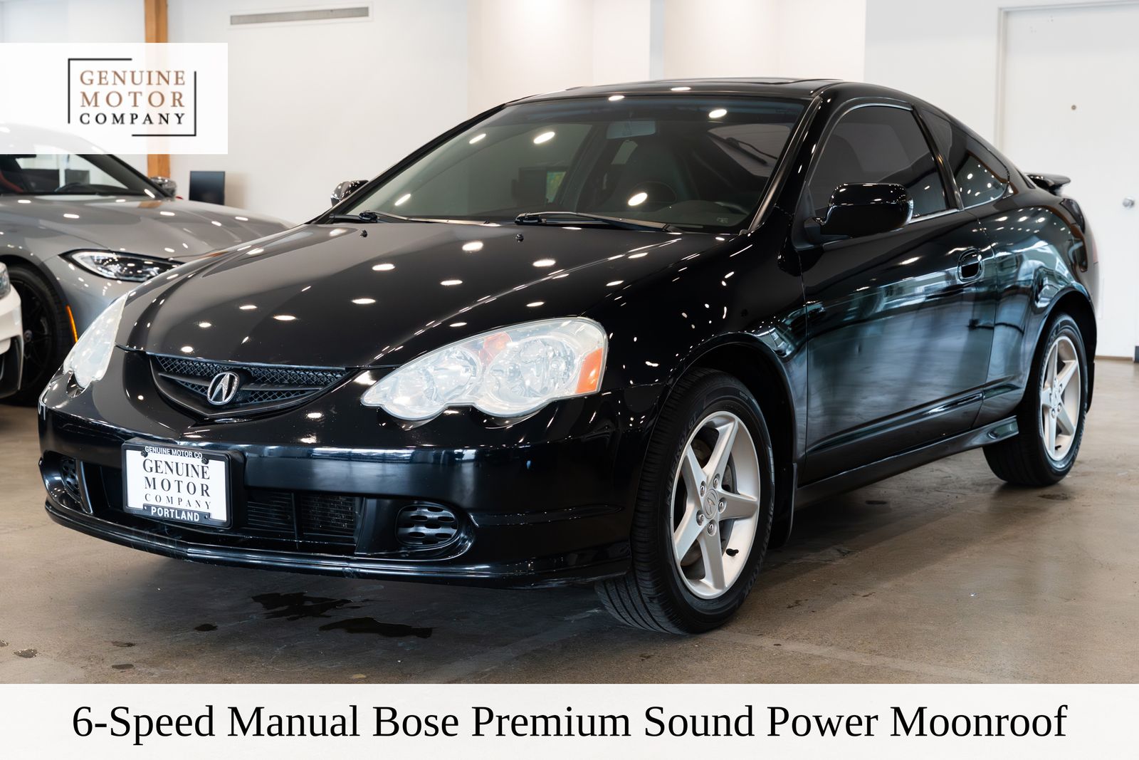 Black 2003 Acura RSX Type-S FWD Coupe Front-Wheel Drive 6-Speed Manual Overdrive