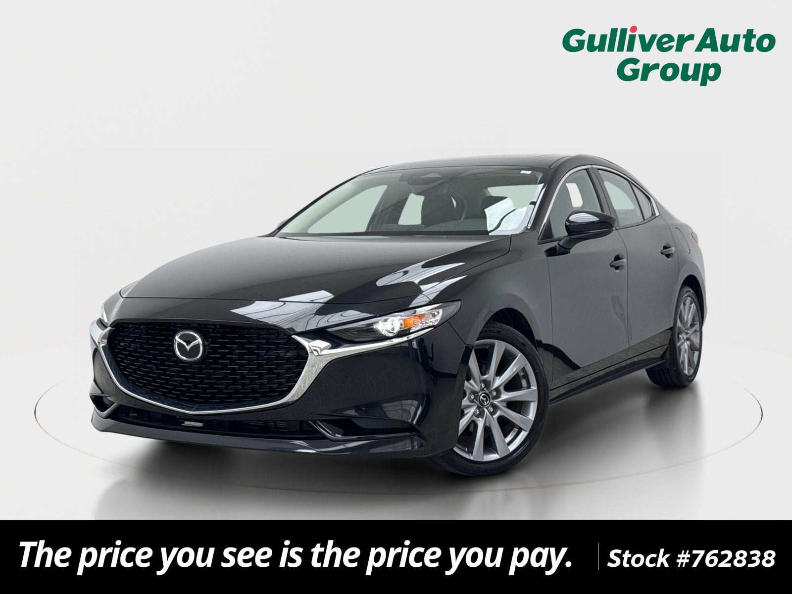 Jet Black Mica 2025 Mazda MAZDA3 Sedan Front-Wheel Drive 6-Speed Automatic