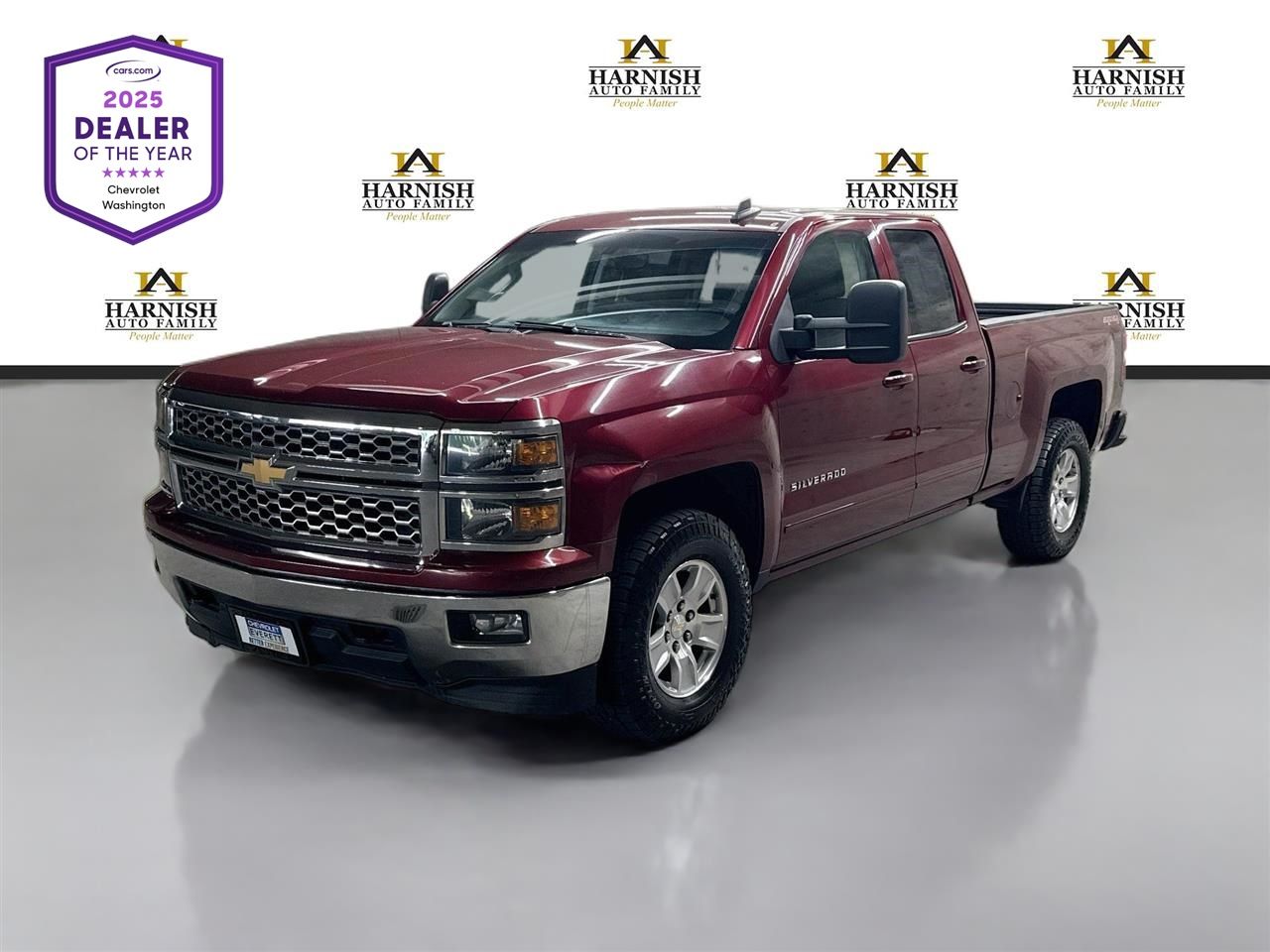 Red (Deep Ruby Metallic) 2015 Chevrolet Silverado 1500 Pickup Truck Four-Wheel Drive 6-Speed Automatic Overdrive