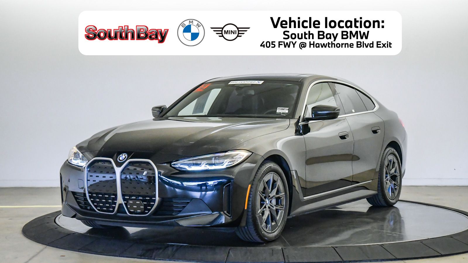 Jet Black 2024 BMW i4 eDrive40 Gran Coupe RWD Sedan Rear-Wheel Drive Automatic
