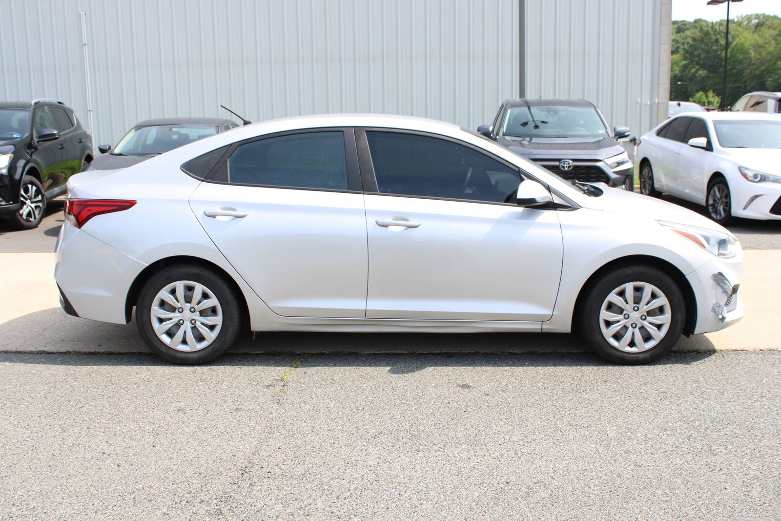 Olympus Silver 2018 Hyundai Accent Sedan Front-Wheel Drive 6-Speed Automatic