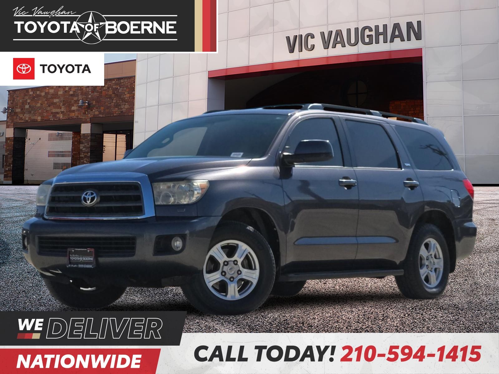 Gray 2015 Toyota Sequoia SUV / Crossover 4X2 6-Speed Automatic