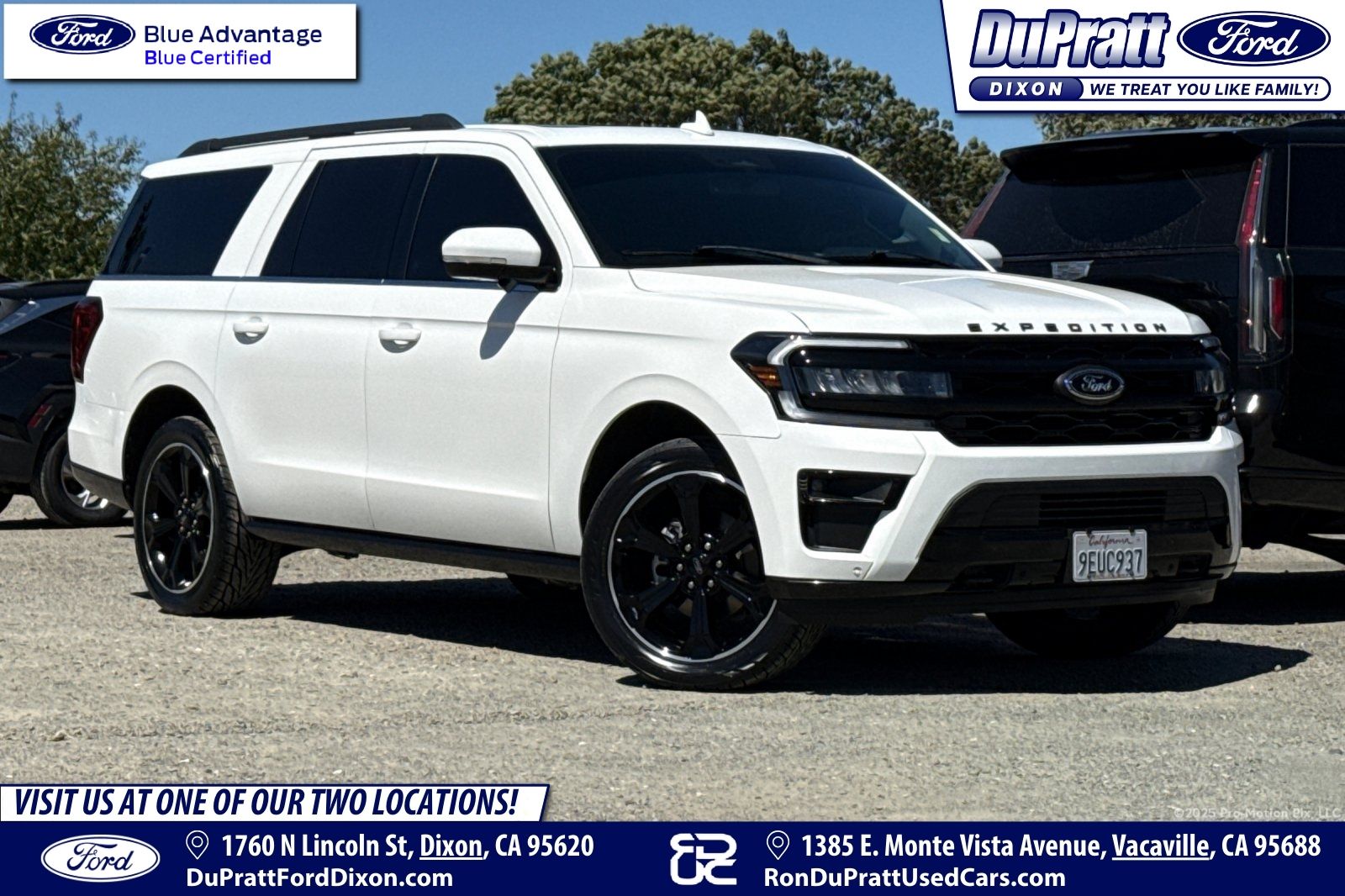 White Metallic 2022 Ford Expedition SUV / Crossover Four-Wheel Drive Automatic