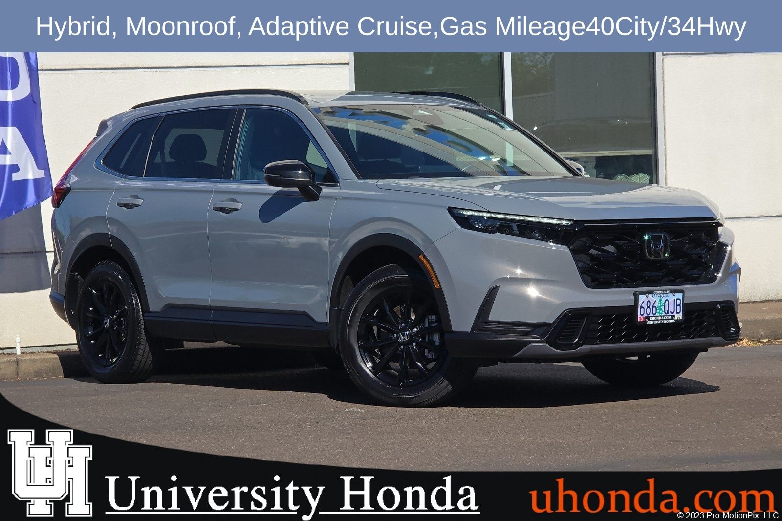 Urban Gray Pearl 2025 Honda CR-V Hybrid SUV / Crossover All-Wheel Drive Continuously Variable Transmission
