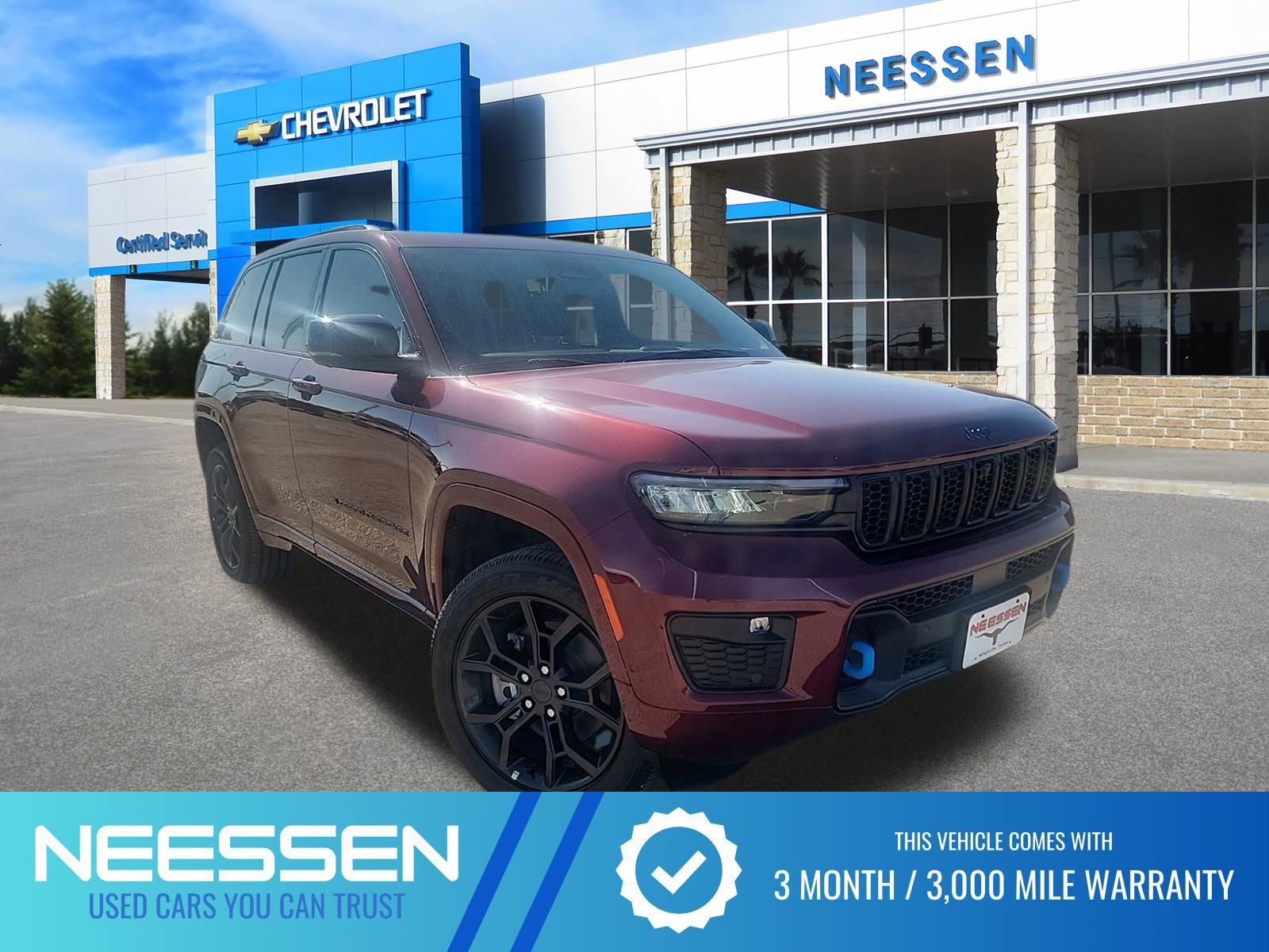 Velvet Red Pearlcoat 2025 Jeep Grand Cherokee 4xe 4WD SUV / Crossover Four-Wheel Drive 8-Speed Automatic
