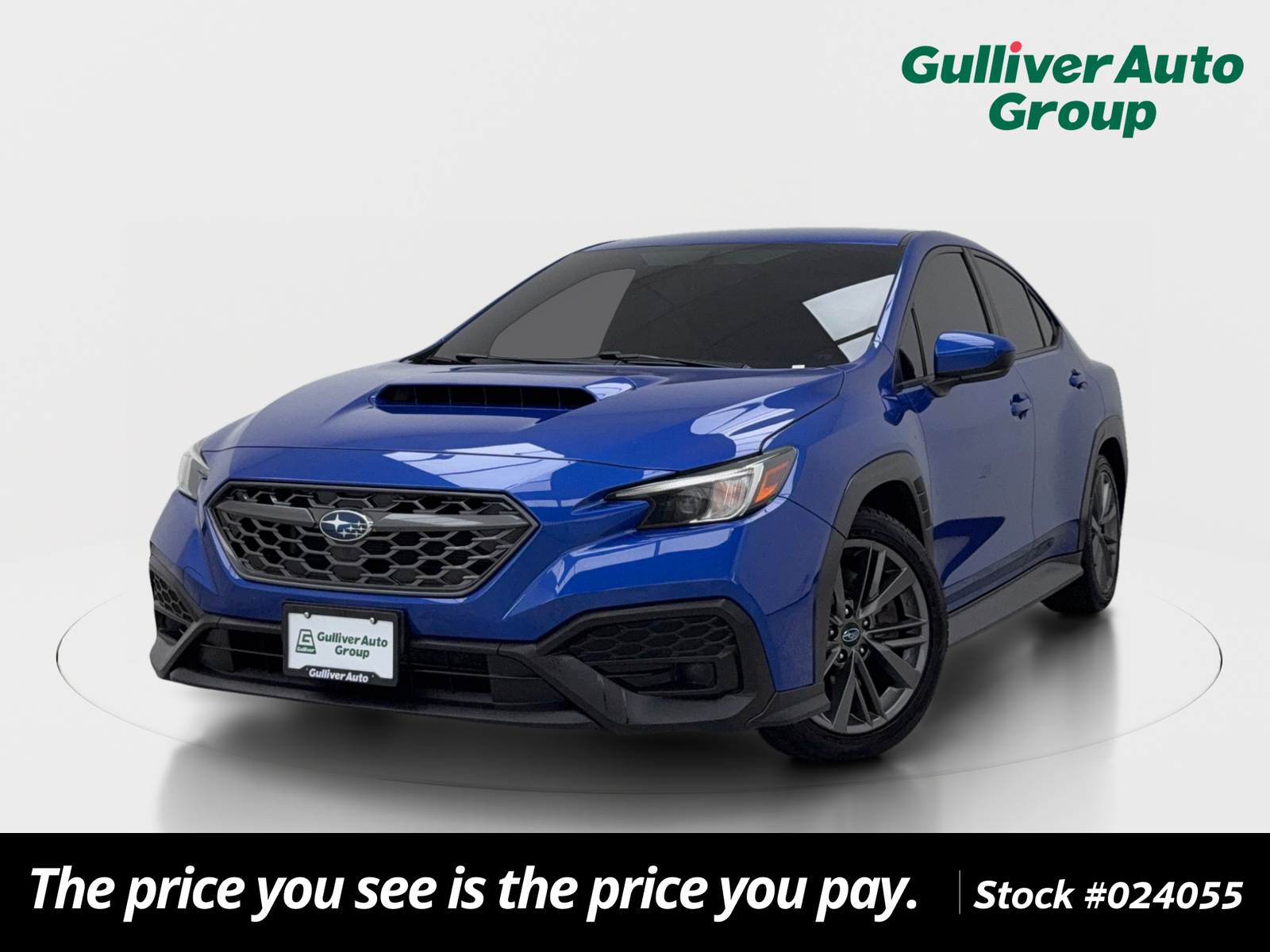 WR Blue Pearl 2022 Subaru WRX Sedan All-Wheel Drive 6-Speed Manual