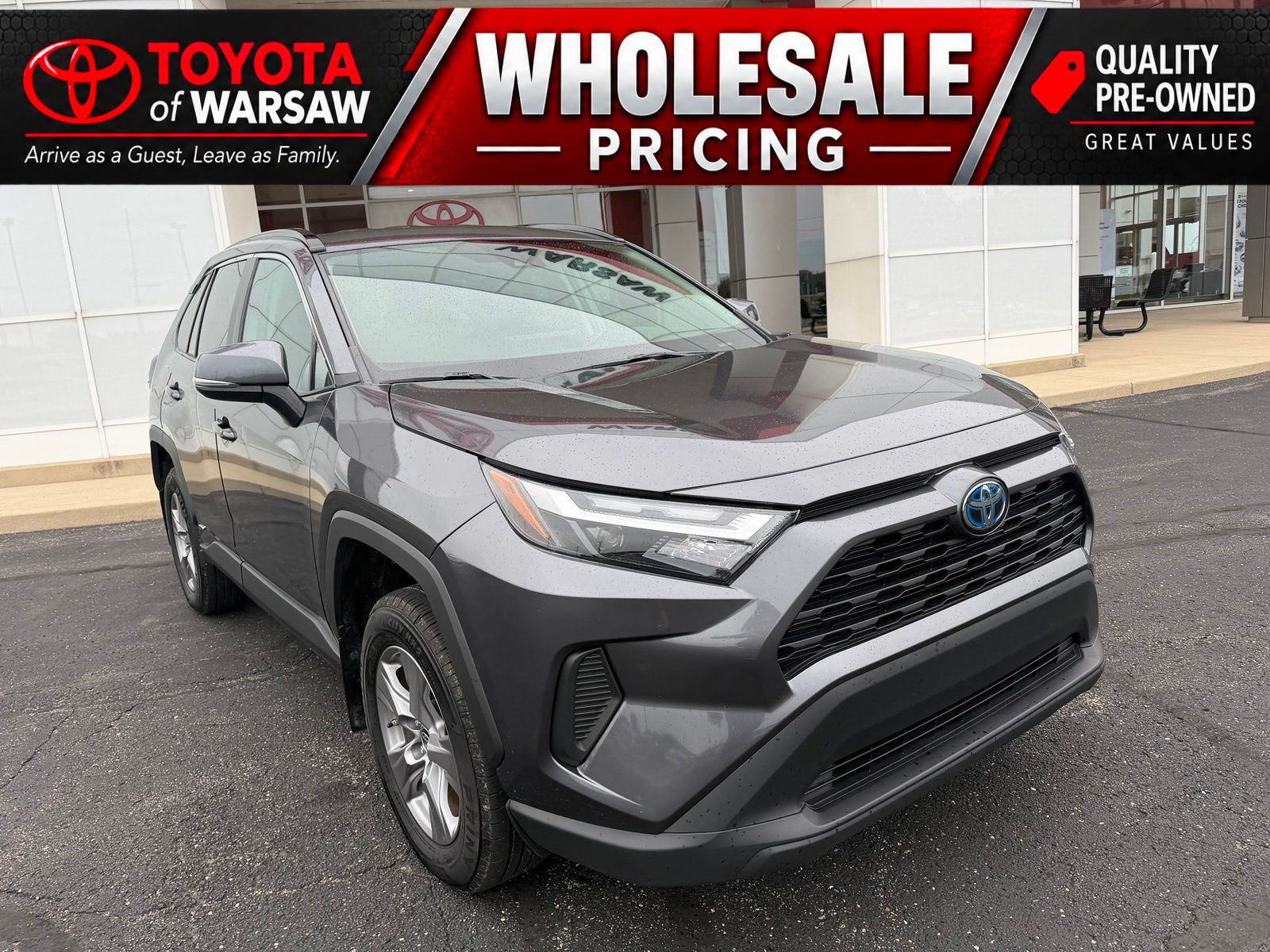 Magnetic Gray Metallic 2024 Toyota RAV4 Hybrid SUV / Crossover All-Wheel Drive Continuously Variable Transmission