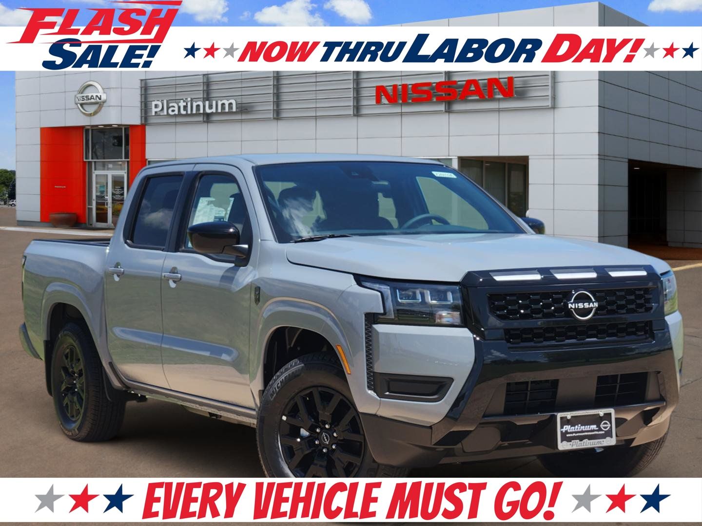 Boulder Gray Pearl 2026 Nissan Frontier Pickup Truck 4X2 9-Speed Automatic Overdrive