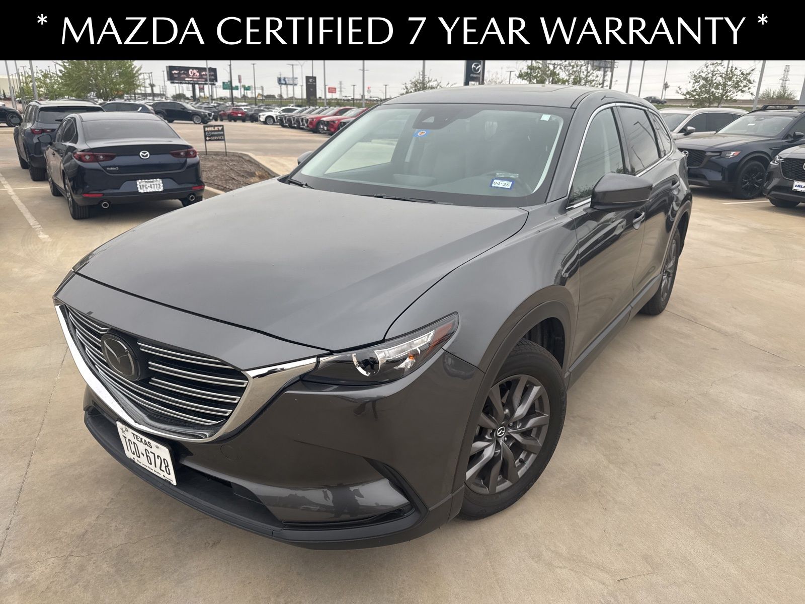 Machine Gray Metallic 2023 Mazda CX-9 Touring AWD SUV / Crossover All-Wheel Drive 6-Speed Automatic