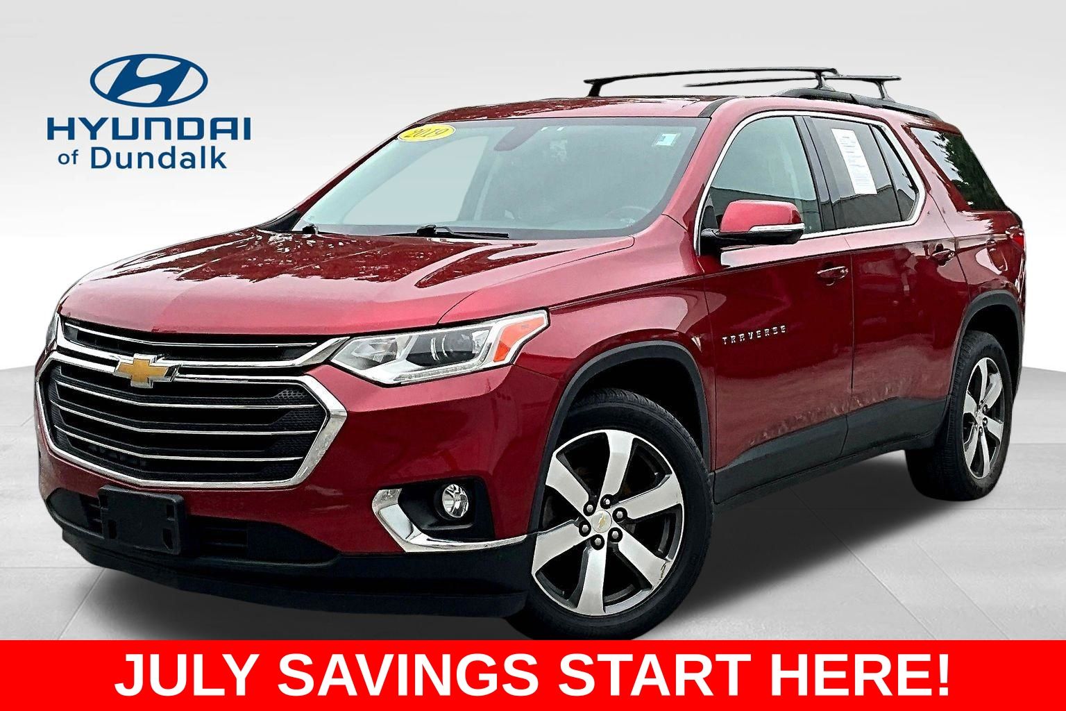 Cajun Red Tintcoat 2019 Chevrolet Traverse SUV / Crossover Four-Wheel Drive 9-Speed Automatic