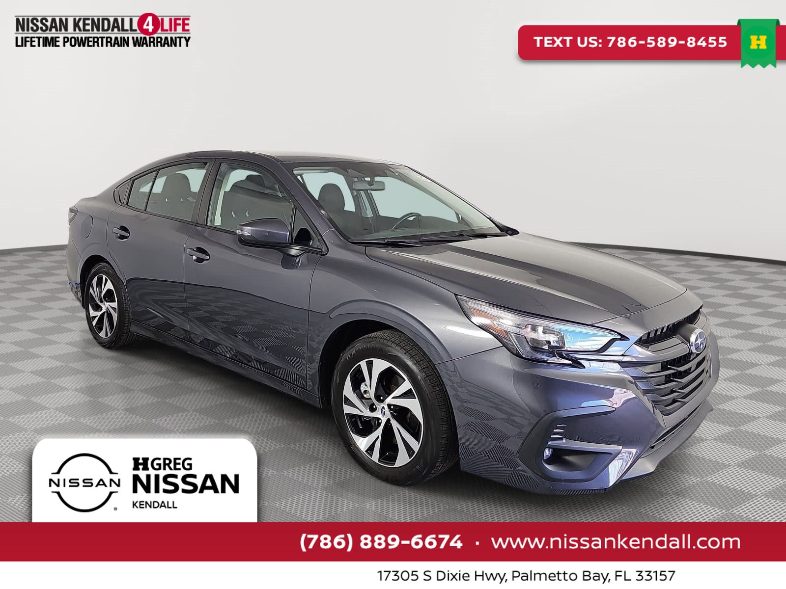 Magnetite Gray Metallic 2024 Subaru Legacy Sedan All-Wheel Drive Continuously Variable Transmission