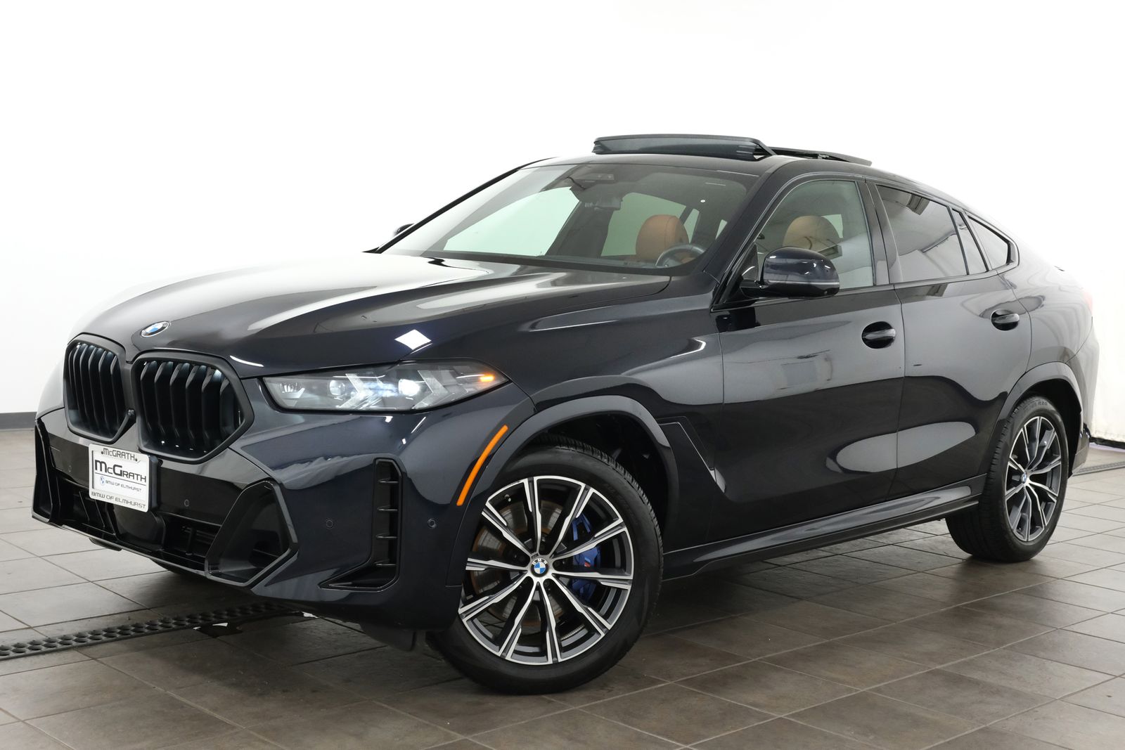 Carbon Black Metallic 2024 BMW X6 SUV / Crossover All-Wheel Drive 8-Speed Automatic