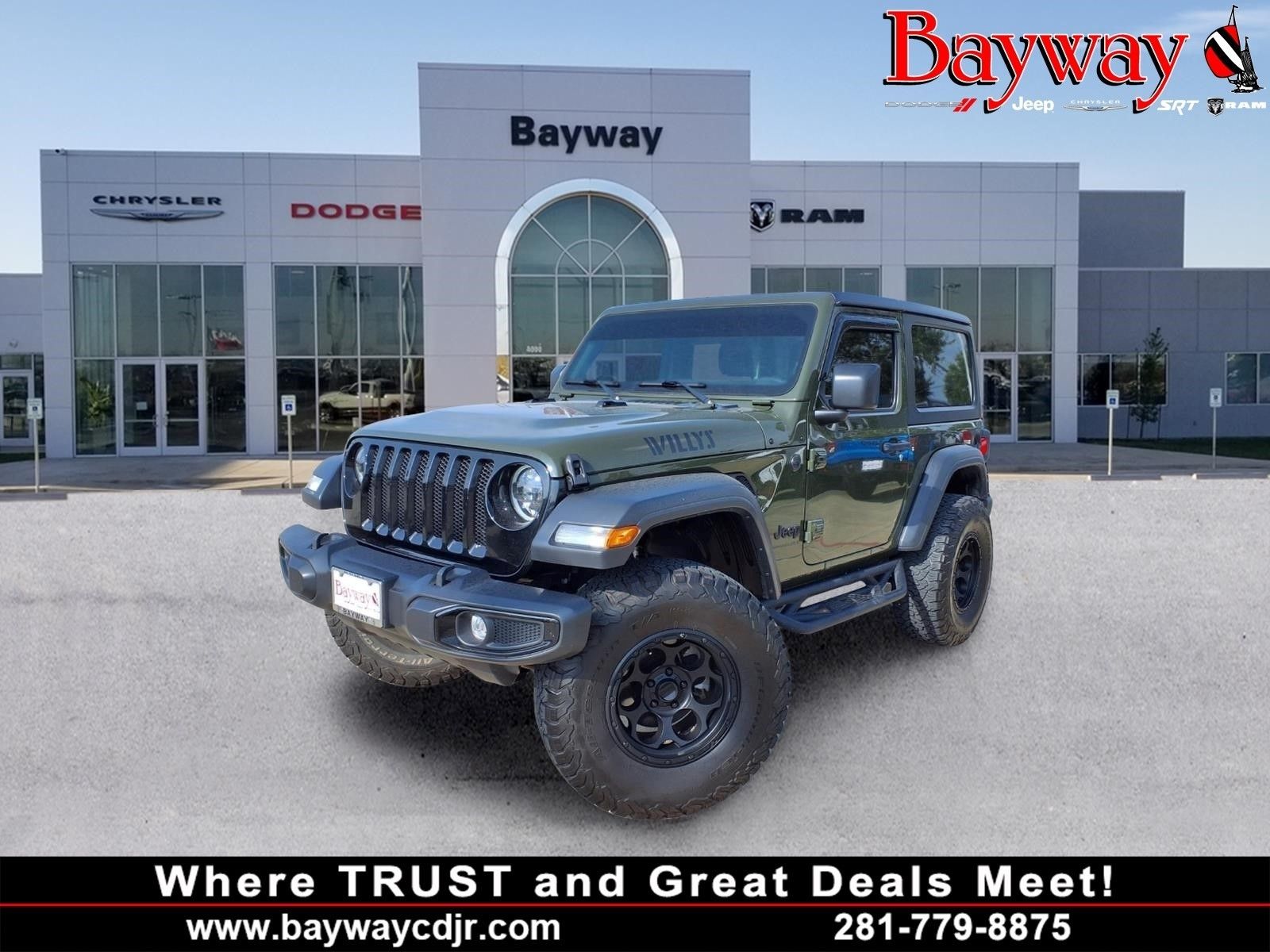 2023 Jeep Wrangler Willys Green at Gullo Toyota