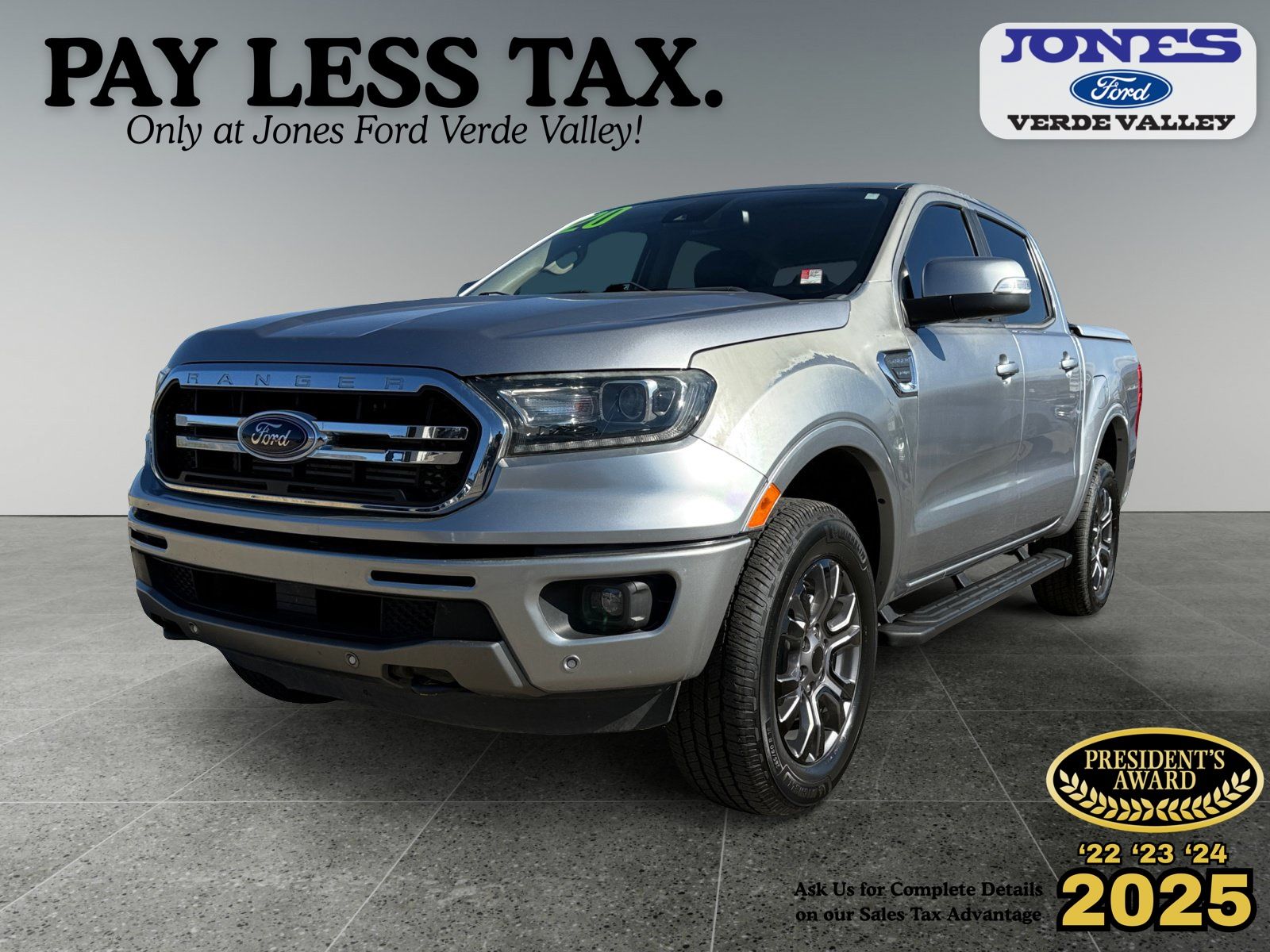 Silver Metallic 2020 Ford Ranger Pickup Truck 4X2 Automatic