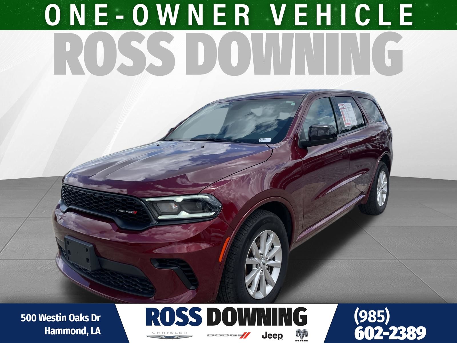 Octane Red Pearlcoat 2025 Dodge Durango SUV / Crossover Rear-Wheel Drive 8-Speed Automatic