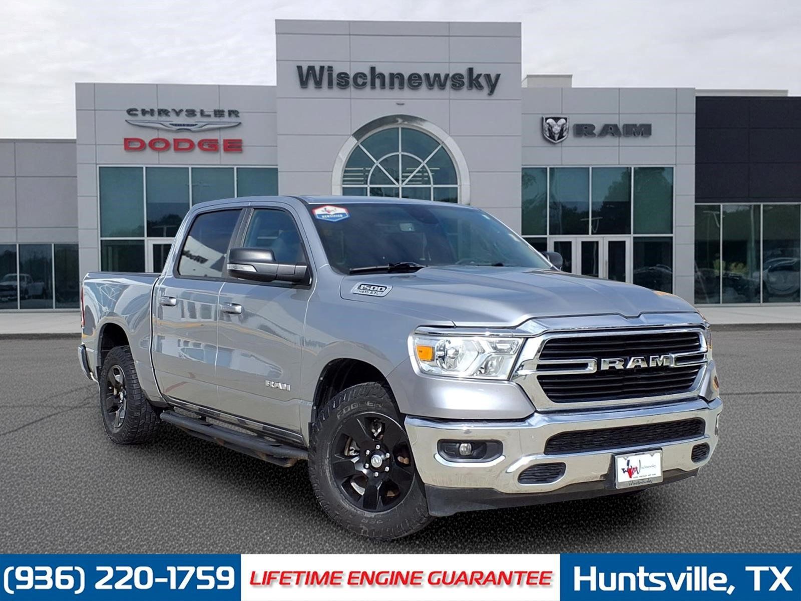 Billet Silver Metallic Clearcoat 2021 RAM 1500 Pickup Truck 4X2 8-Speed Automatic