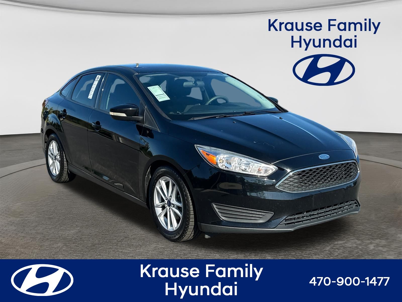 Shadow Black 2017 Ford Focus Sedan Front-Wheel Drive 6-Speed Automatic