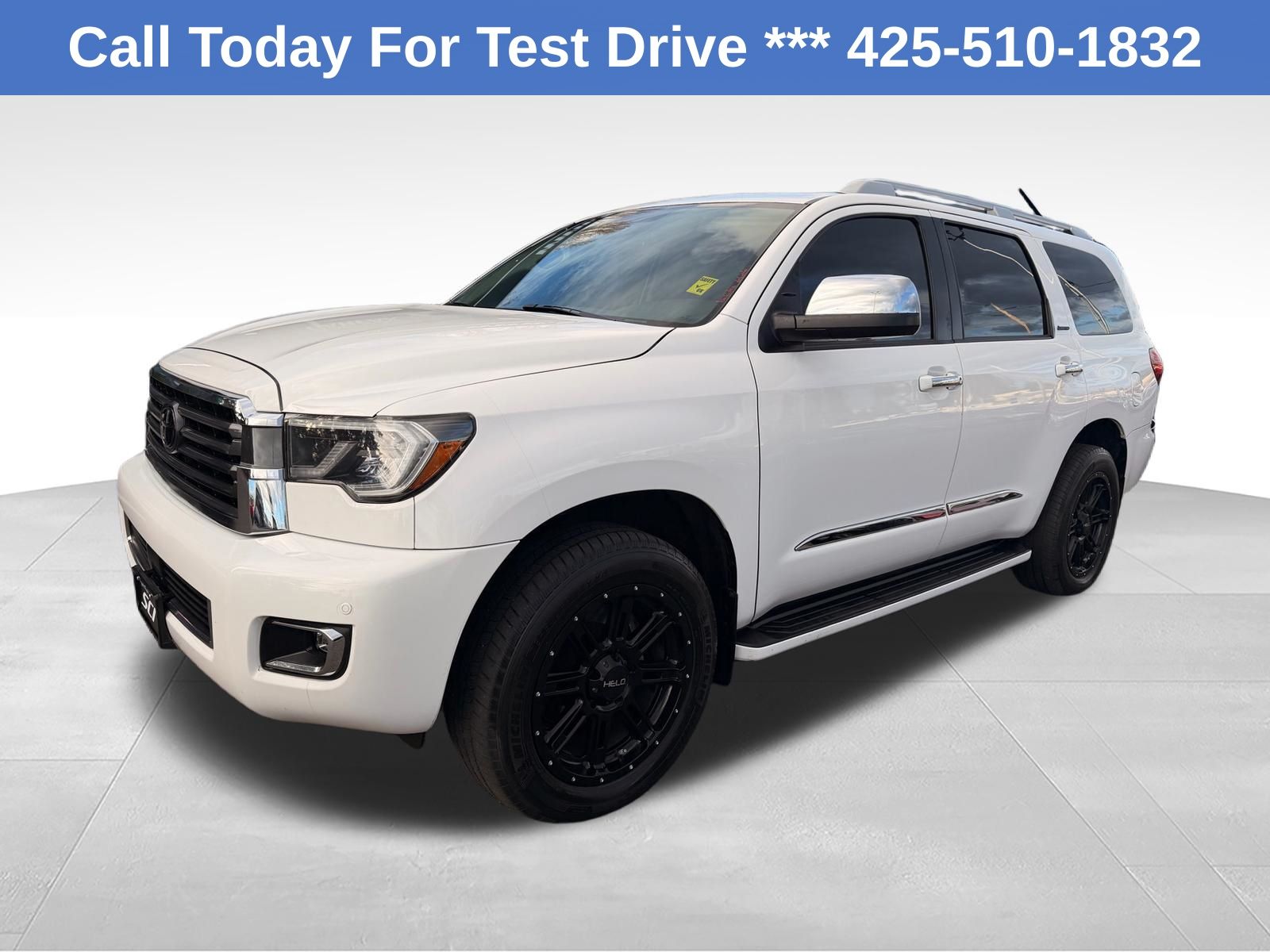 Super White 2020 Toyota Sequoia SUV / Crossover Four-Wheel Drive 6-Speed Automatic