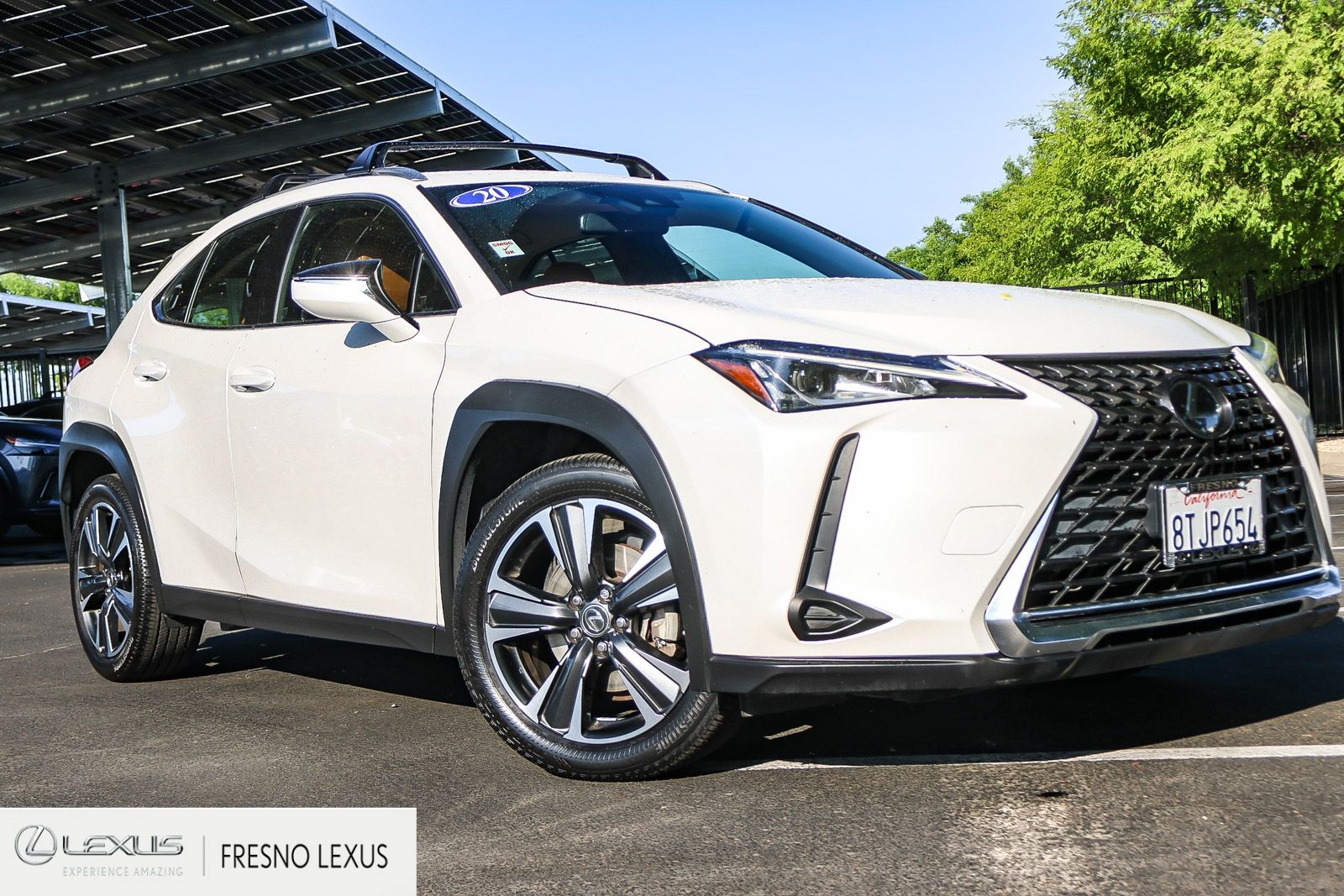 White 2020 Lexus UX 200 FWD SUV / Crossover Front-Wheel Drive Continuously Variable Transmission