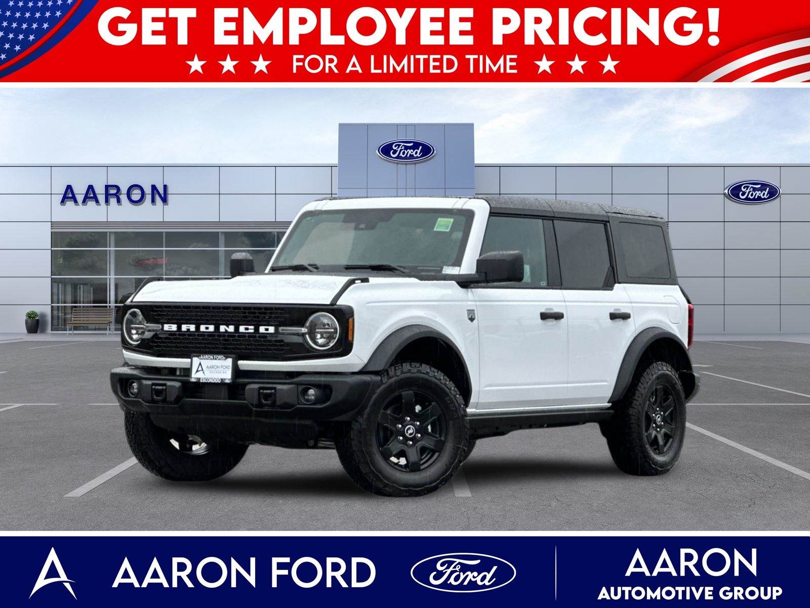 Oxford White 2025 Ford Bronco Big Bend 4-Door 4WD SUV / Crossover Four-Wheel Drive Automatic
