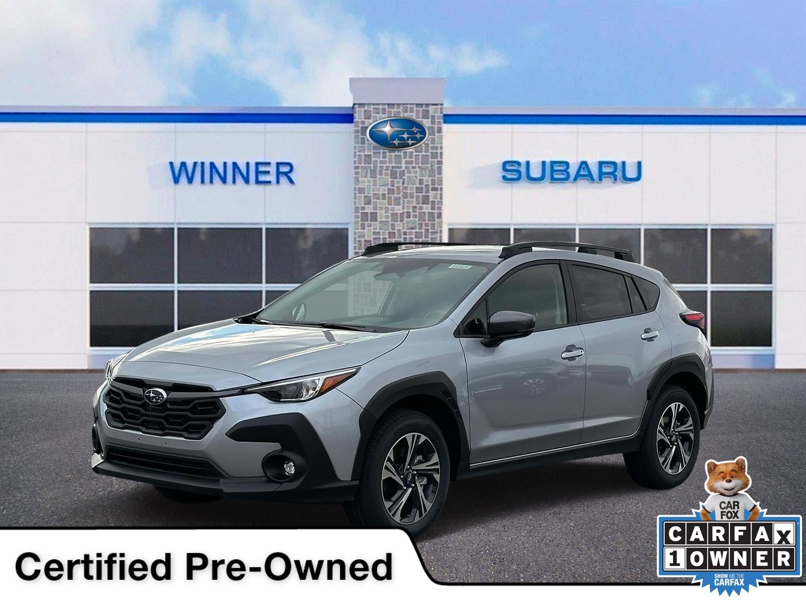 Ice Silver Metallic 2024 Subaru Crosstrek SUV / Crossover All-Wheel Drive Continuously Variable Transmission