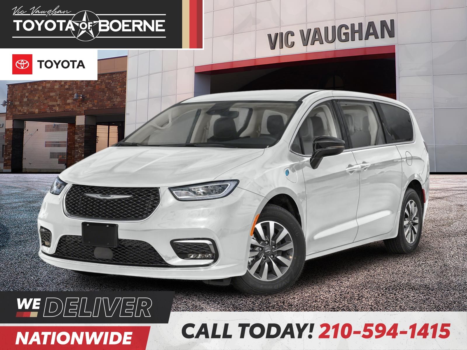 Bright White Clearcoat 2024 Chrysler Pacifica Hybrid Minivan Front-Wheel Drive Continuously Variable Transmission