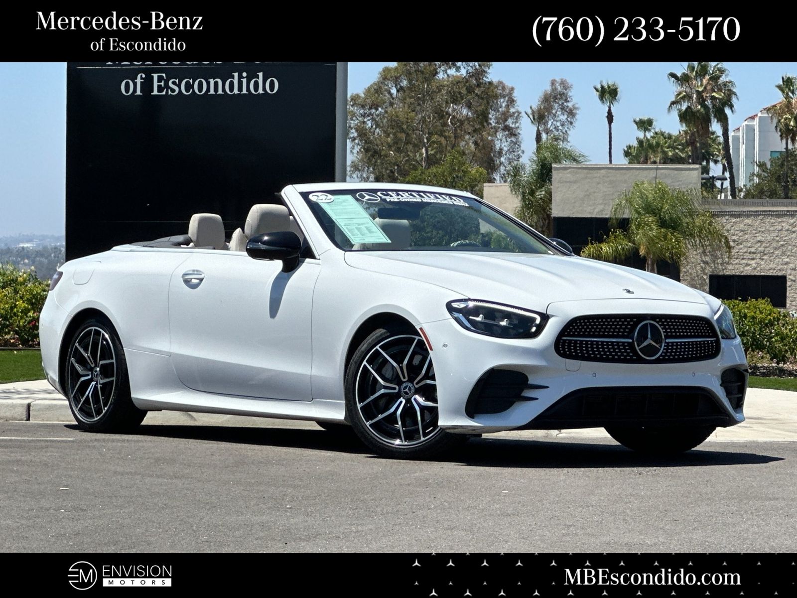 2022 Mercedes-Benz E-Class E 450 Cabriolet RWD