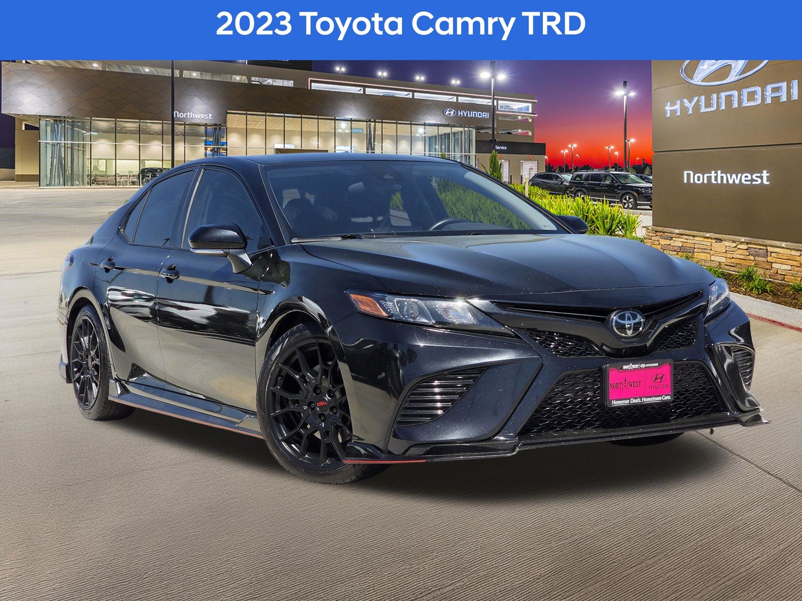 Midnight Black Metallic 2023 Toyota Camry TRD FWD Sedan Front-Wheel Drive 8-Speed Automatic