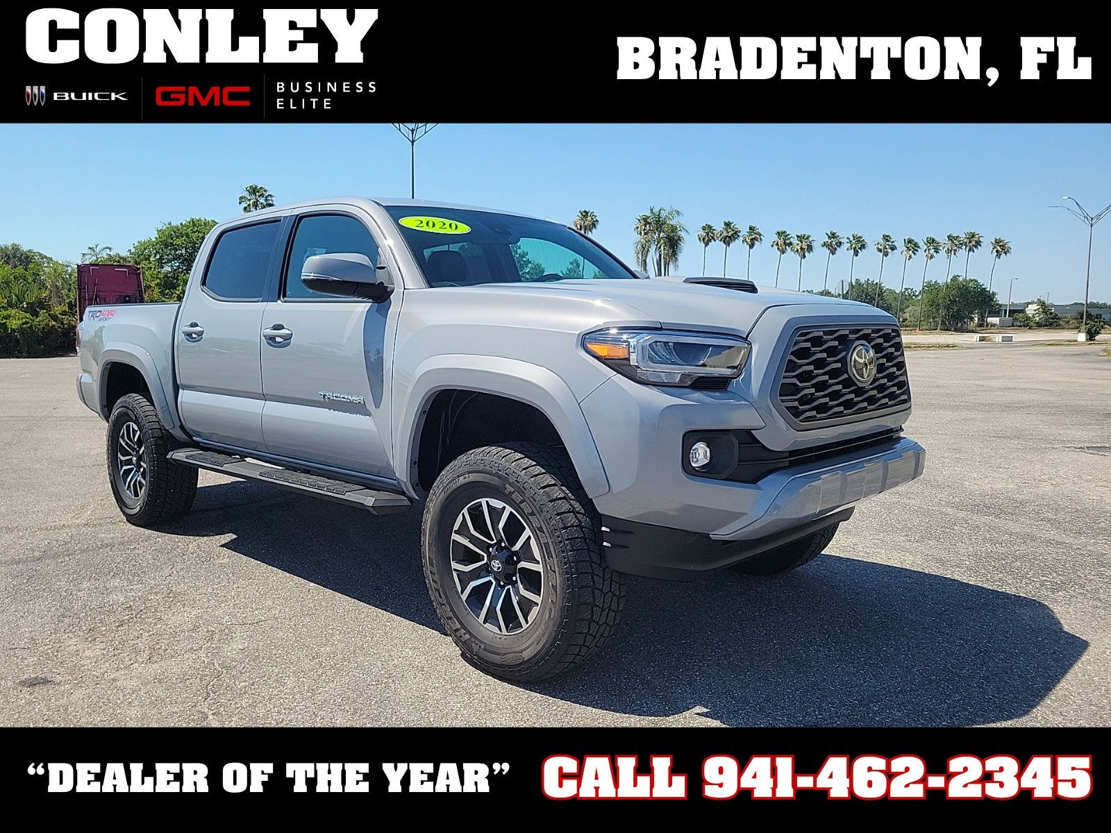 Cement 2020 Toyota Tacoma Pickup Truck Four-Wheel Drive 6-Speed Automatic