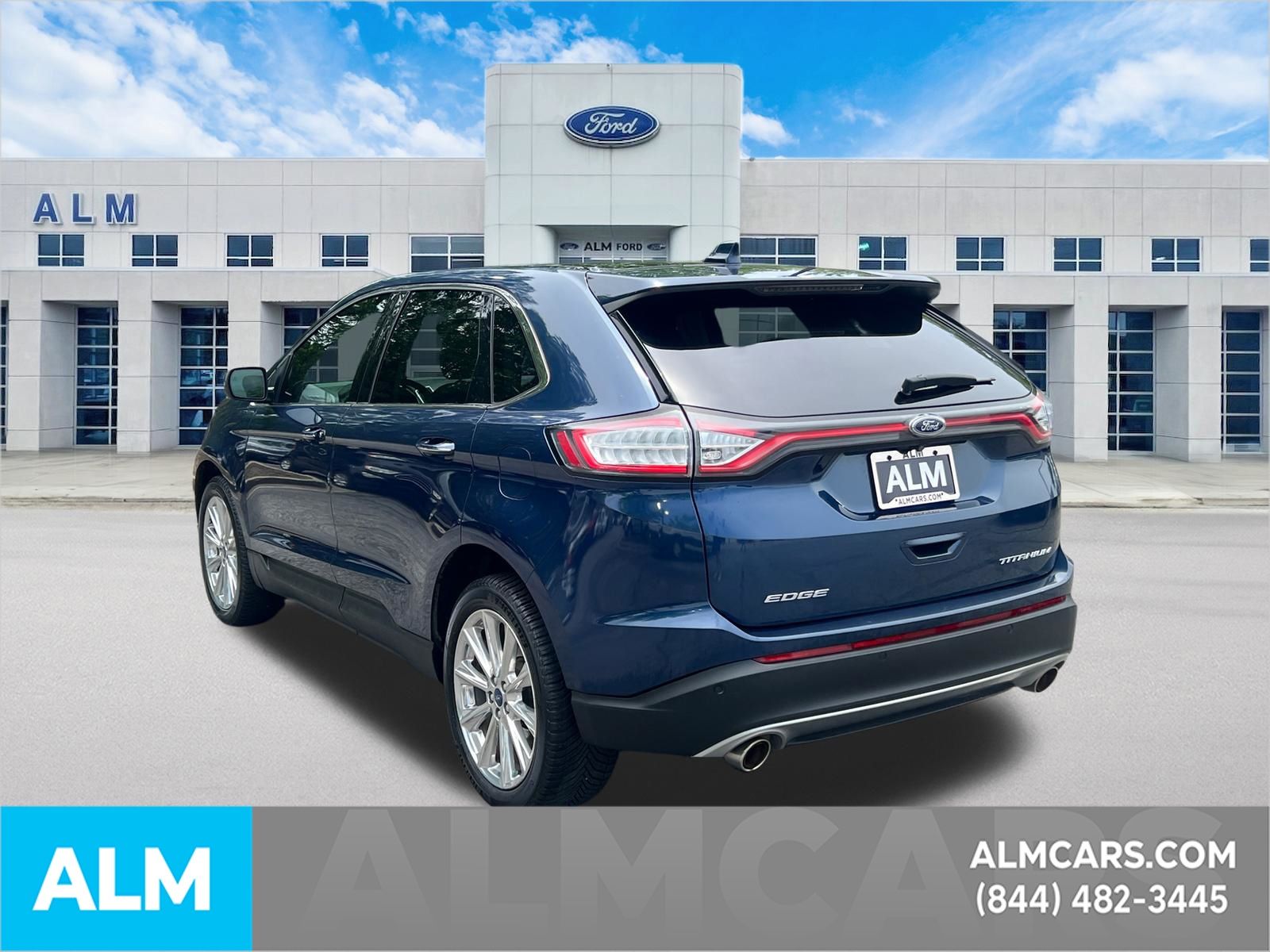 Used 2017 Blue Ford Titanium image 8