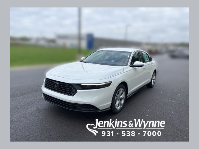 Platinum White Pearl 2025 Honda Accord LX FWD Sedan Front-Wheel Drive Continuously Variable Transmission