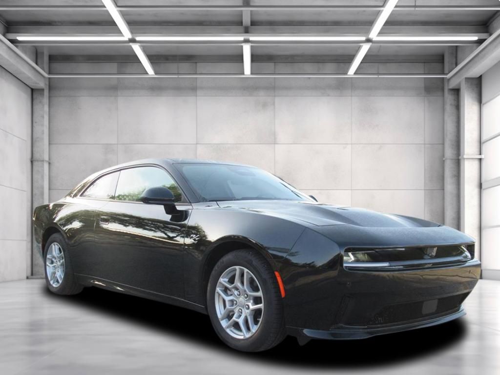 Diamond Black 2025 Dodge Charger Daytona Coupe All-Wheel Drive 1-Speed Automatic