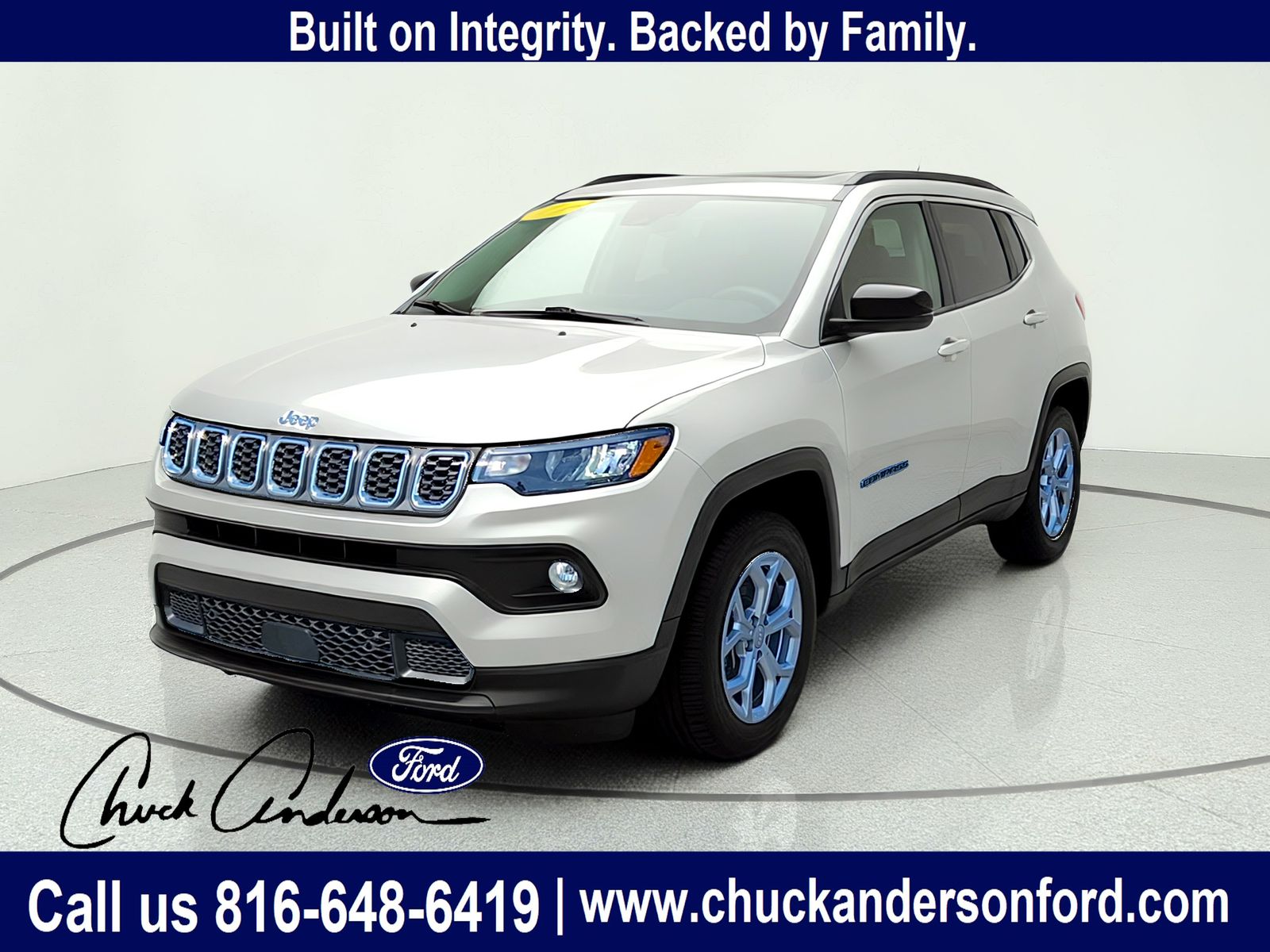 Silver Zynith Metallic Clearcoat 2024 Jeep Compass SUV / Crossover Four-Wheel Drive 8-Speed Automatic