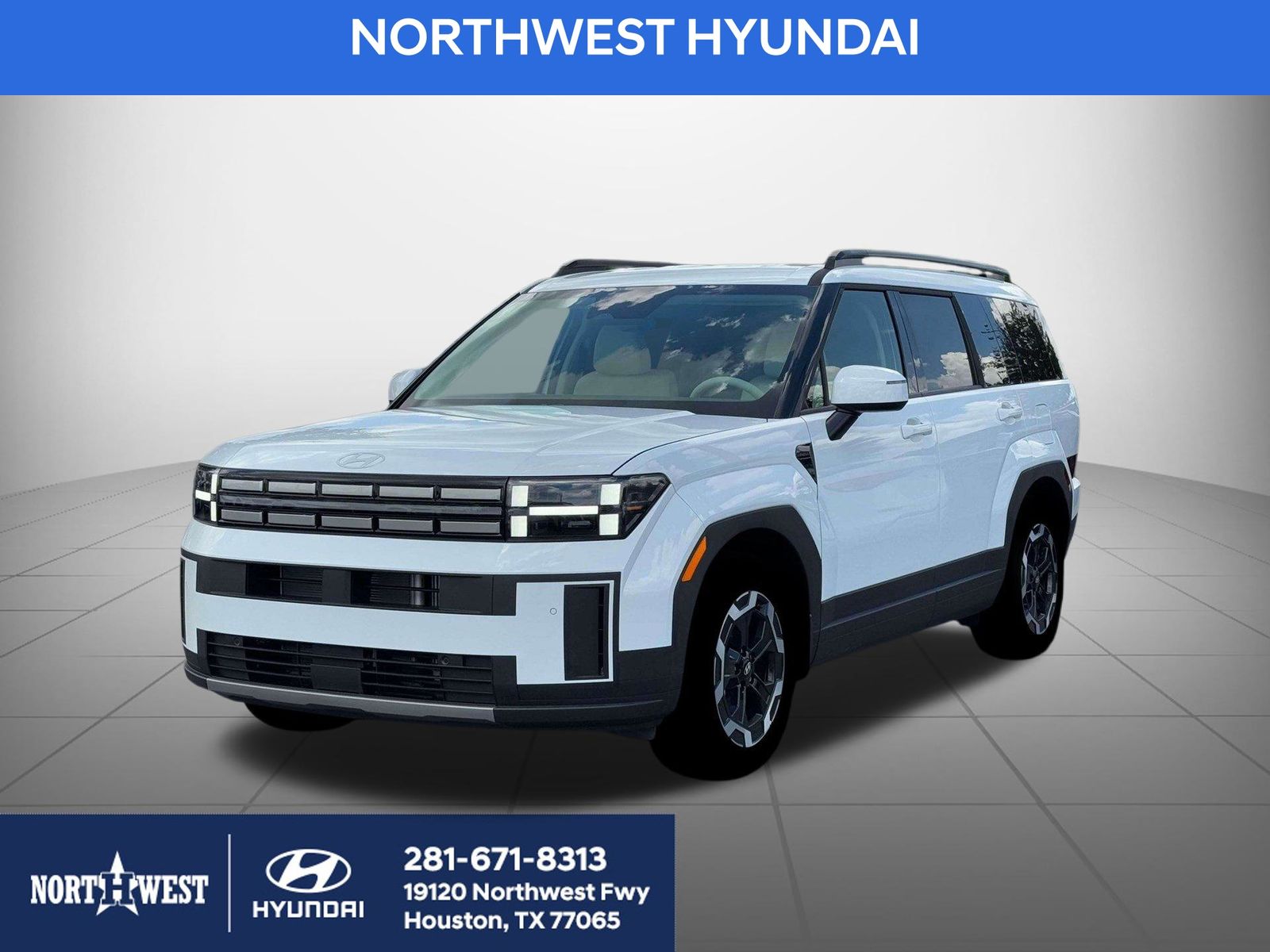 Serenity White 2026 Hyundai Santa Fe SUV / Crossover Front-Wheel Drive 8-Speed Automatic