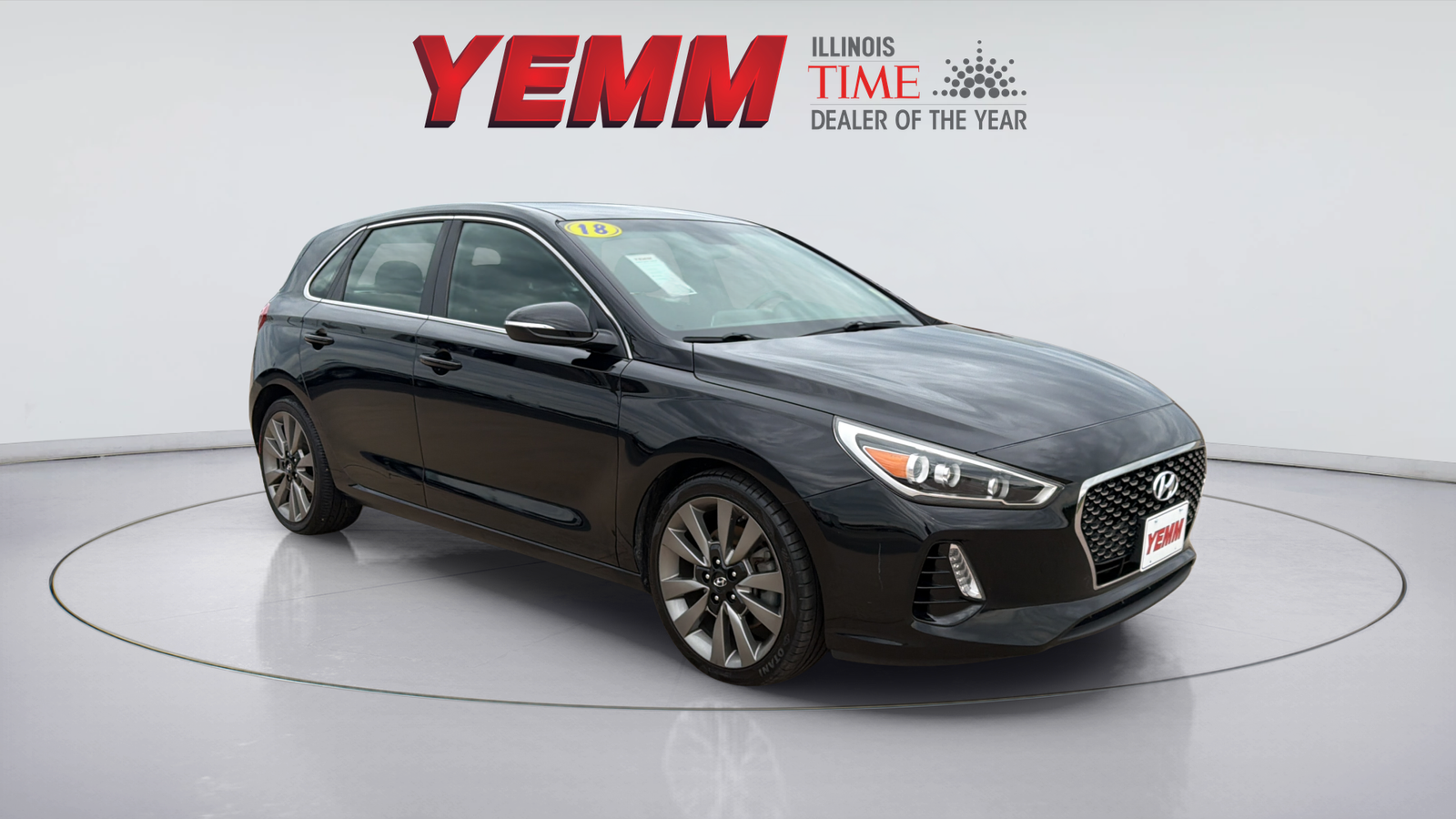 Black Noir Pearl 2018 Hyundai Elantra GT Hatchback Front-Wheel Drive Automatic