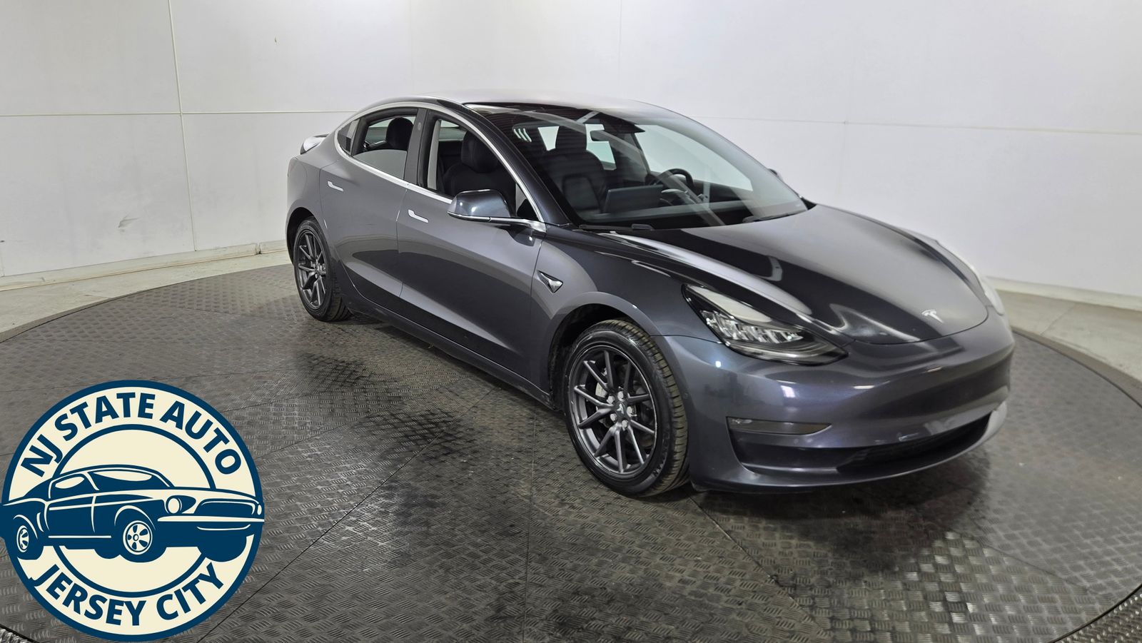 Blue 2018 Tesla Model 3 Long Range AWD Sedan All-Wheel Drive 1-Speed Automatic
