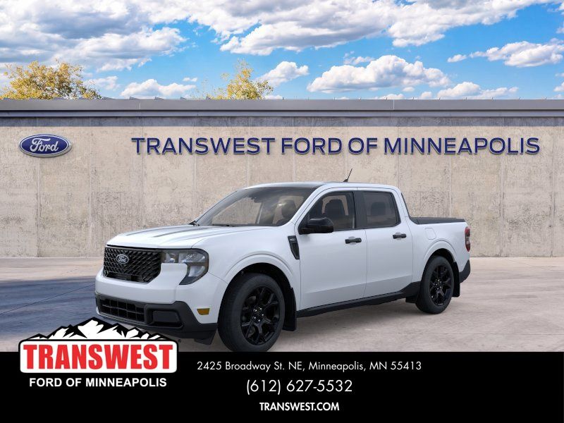 White Metallic 2025 Ford Maverick Pickup Truck All-Wheel Drive 8-Speed Automatic