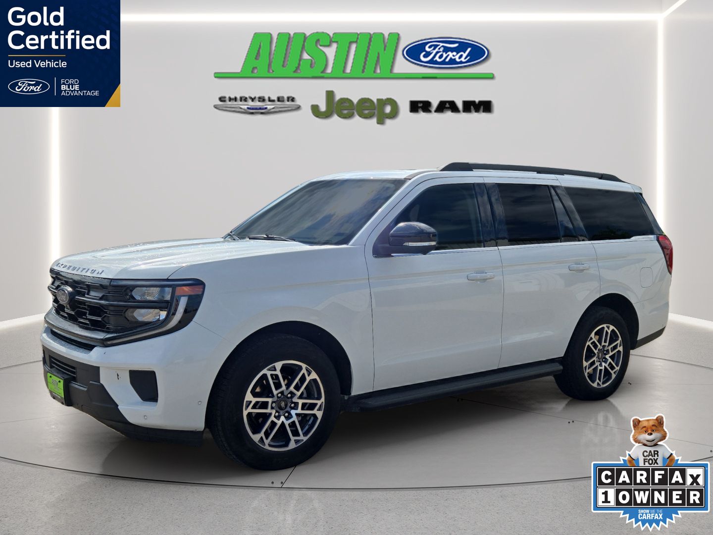 White Metallic 2025 Ford Expedition SUV / Crossover Four-Wheel Drive Automatic
