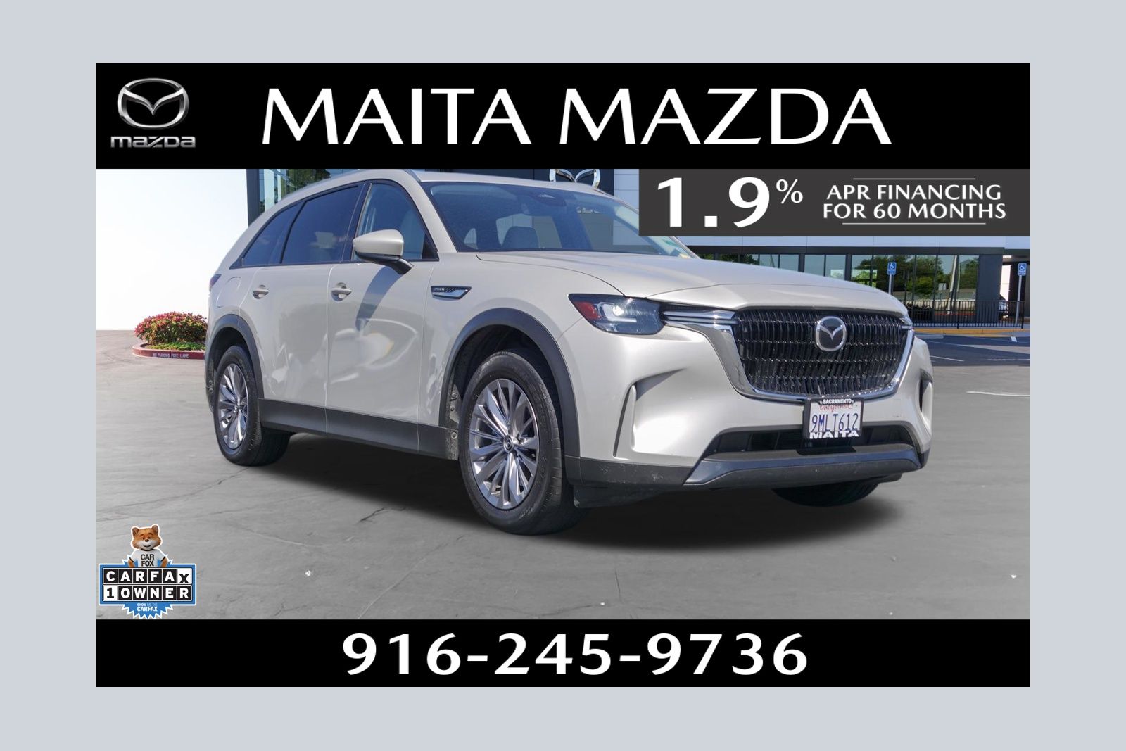 Gray (Platinum Quartz) 2024 Mazda CX-90 SUV / Crossover All-Wheel Drive 8-Speed Automatic