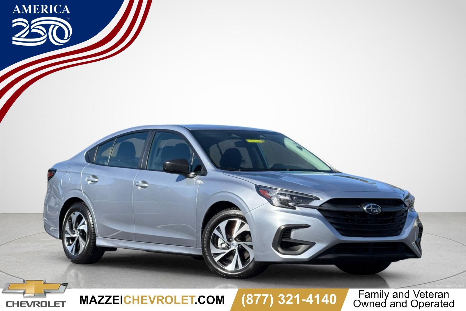 Ice Silver Metallic 2024 Subaru Legacy Sedan All-Wheel Drive Continuously Variable Transmission