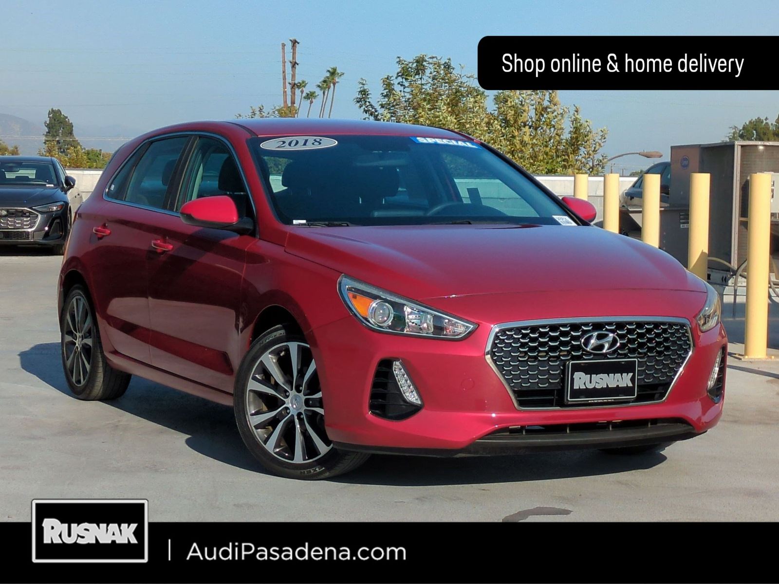 Scarlet Red Pearl 2018 Hyundai Elantra GT Hatchback Front-Wheel Drive 6-Speed Automatic