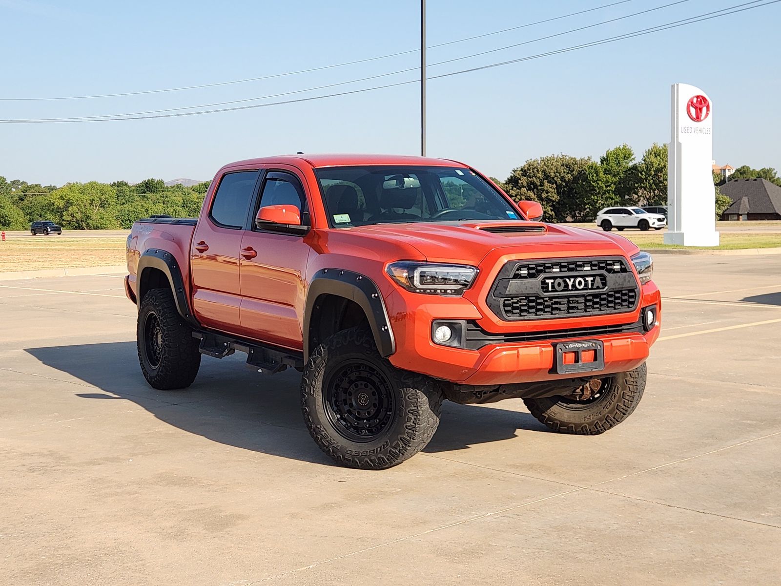 Inferno Red 2017 Toyota Tacoma Pickup Truck Four-Wheel Drive 6-Speed Manual