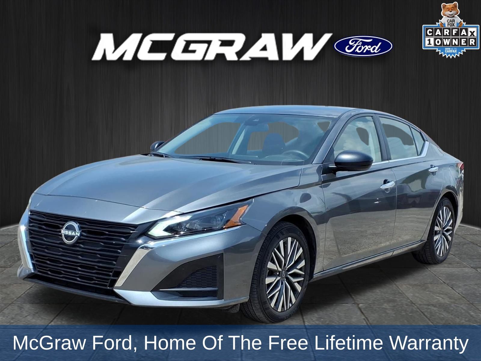 Gray (Gun Metallic) 2025 Nissan Altima Sedan Front-Wheel Drive Continuously Variable Transmission