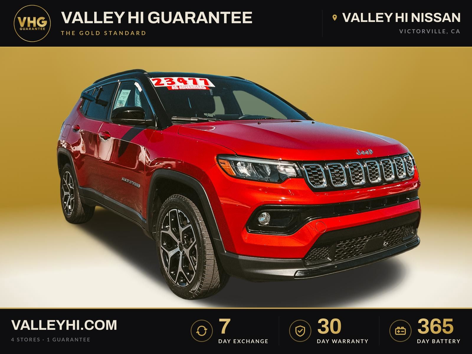 Red Hot Pearlcoat 2025 Jeep Compass SUV / Crossover Four-Wheel Drive 8-Speed Automatic
